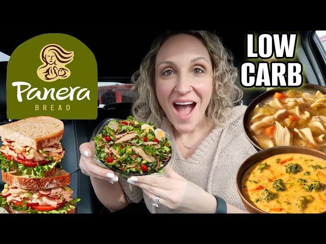 LOW CARB PANERA! | I was SHOOK by this salad! Taste test & Net Carbs!