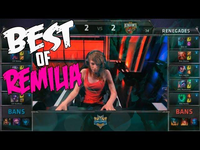 BEST OF REMILIA | SUPPORT PLAYER FOR RENEGADES | PRIMERA MUJER EN LLEGAR A LA LCS REMILIA