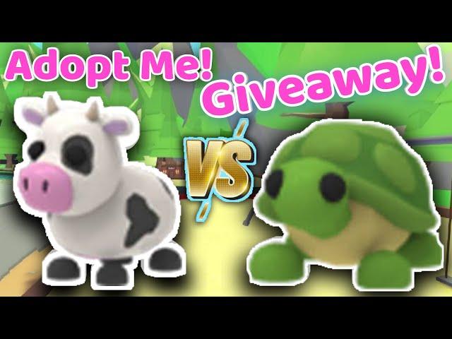 Adopt Me Turtle/Cow Giveaway 2022 ! + Mega Wyvern Winner #adoptmeturtle #adoptmecow