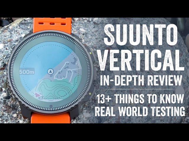 Suunto Vertical In-Depth Review: Maps, Solar, WiFi and More!