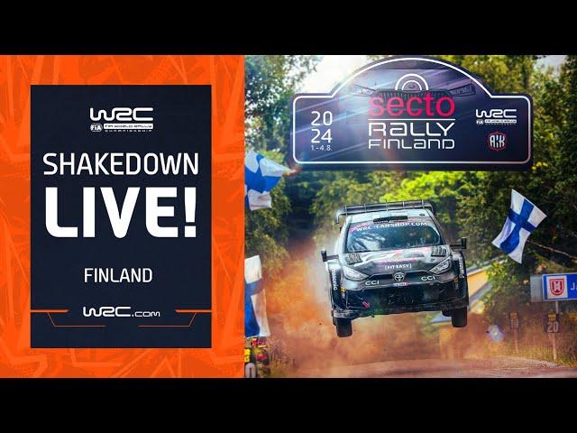  Shakedown LIVE | WRC Secto Rally Finland 2024