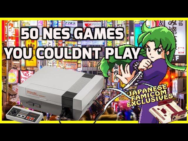 Top 50 NES Games You Couldn't Play -  Good Japanese Nintendo Famicom Exclusives