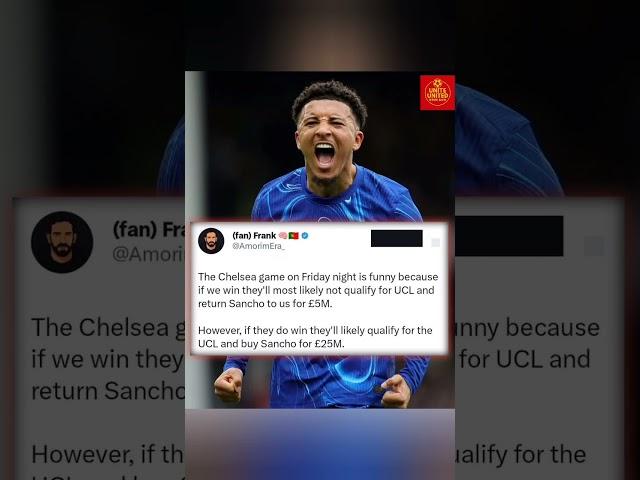 Chelsea's UCL Fate DECIDES Sancho's Price! £5M vs £25M  #football #mufc #chelsea