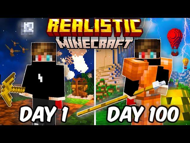 I Survived 100 days in TERRAFIRMACRAFT (FULL MOVIE)