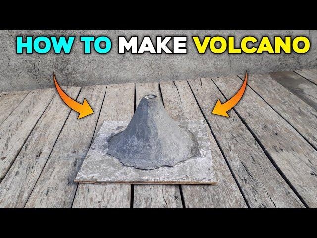 How to Make a Volcano | School Science  Project | volcano eruption | School Science Model.