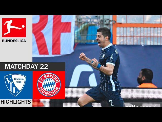 Bochum vs Bayern Munich 4-2 Highlights | Bundesliga - 2021/2022