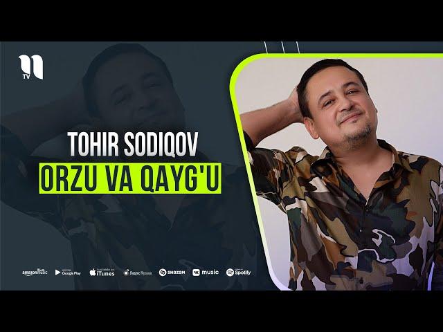 Tohir Sodiqov - Orzu Va Qaygu (music version)