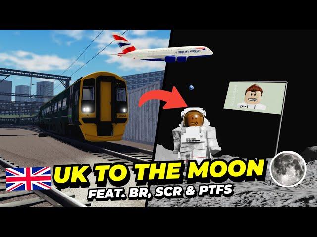 I travelled from the UK to THE MOON in Roblox!