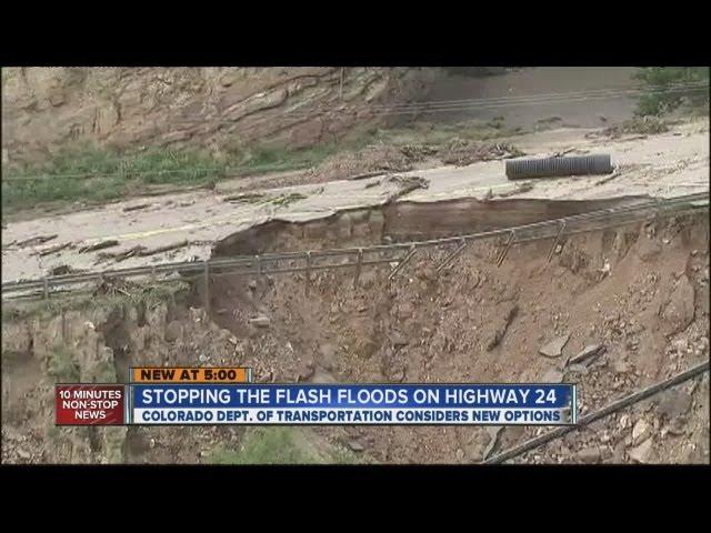 Steps to stop the flash floods on Highway 24