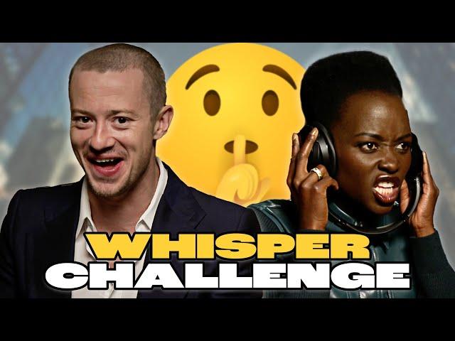 Lupita Nyong'o & Joseph Quinn HILARIOUS Whisper Challenge Interview  A Quiet Place Day One