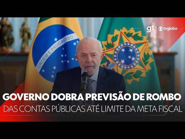 Governo federal dobra previsão de rombo das contas públicas até o limite da meta fiscal #g1 #JN