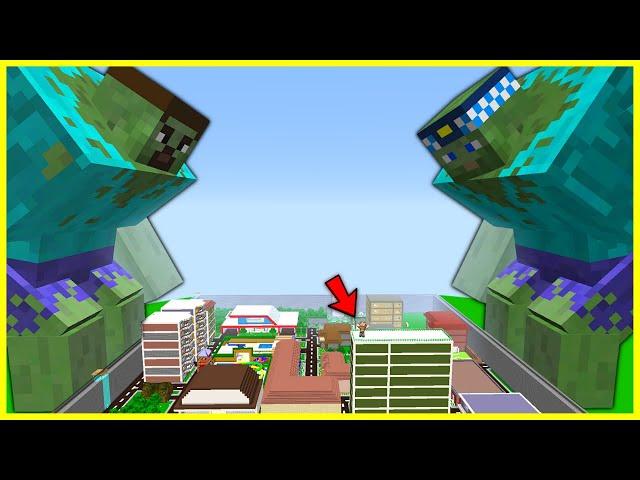 MUTANT ZOMBIES CAUSE THE CITY!  - Minecraft