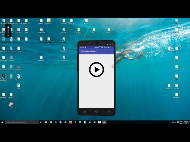 Android Play Pause Action using Image Button