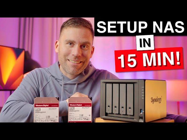 Synology NAS Beginners Guide - Get setup in only 15 min! Synology DS923+