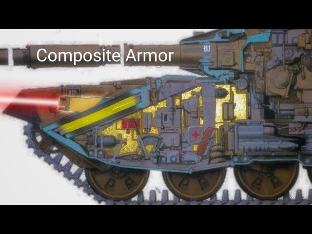 HESH vs Composite Armor | T-72 |Armor Penetration Simulation