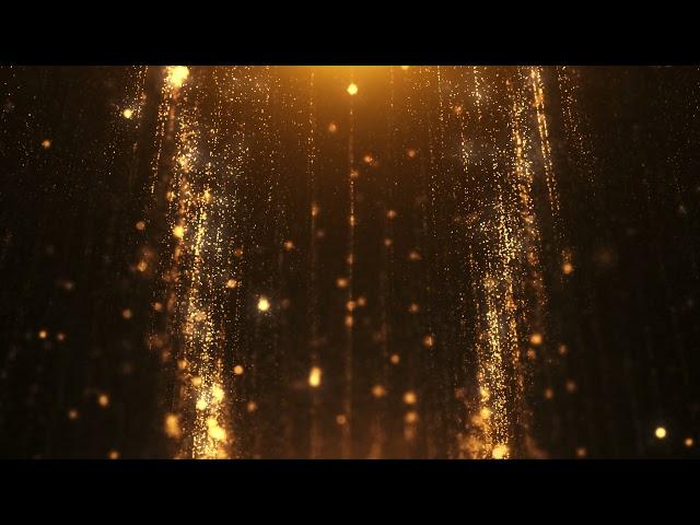 golden particles shiny loop seamless 4k