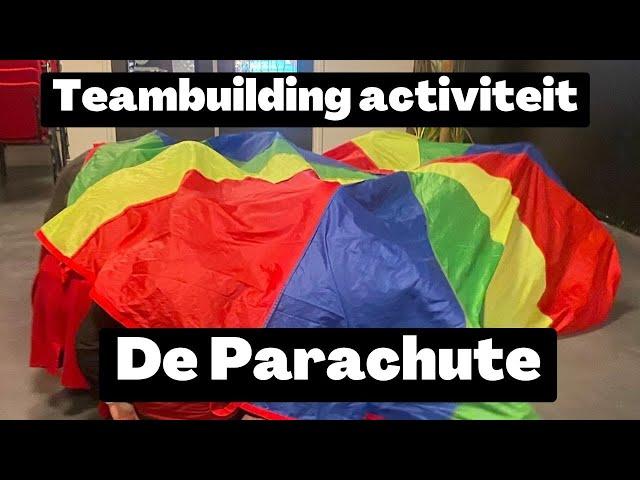 Teambuilding activiteit met Parachute - Leider hoeft niet altijd aan te sturen