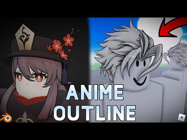 How to Make Clean Anime Outlines in Blender | Roblox