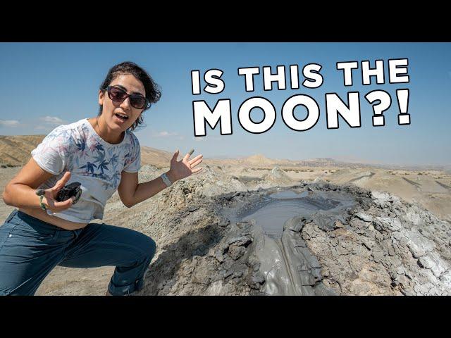 Amazing MUD VOLCANOES & Qobustan | Azerbaijan Travel Vlog