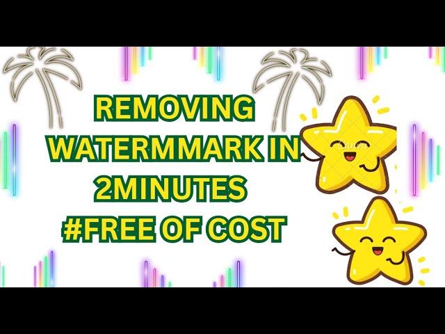 CANVA REMOVING WATERMARK TO MAKE A THUMBNAIL IN JUST 2MINUTES