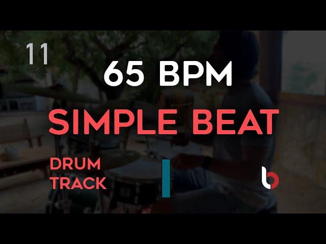 65 BPM Drum Beat - Simple Straight