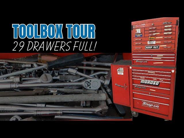 Vintage Snap-on Toolbox Tour - My biggest tool box haul ever!