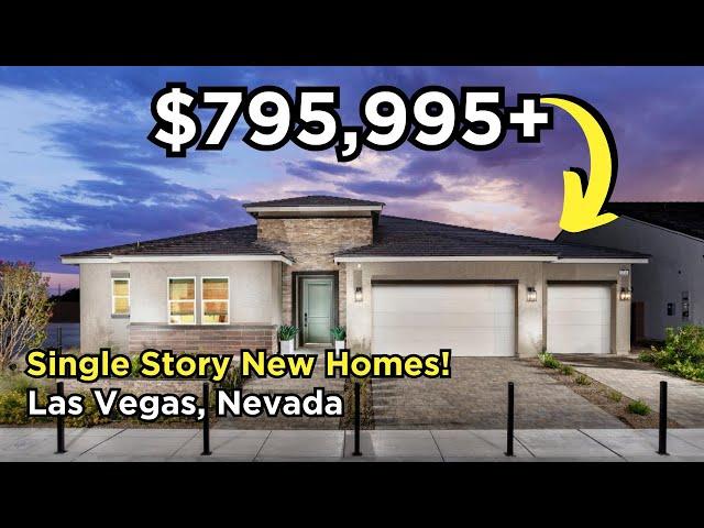 Modern Toll Brothers Single Story Las Vegas New Construction Homes For Sale