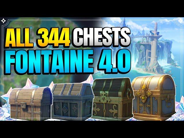 ALL Chest Locations in Fontaine 4.0 | In Depth Follow Along |【Genshin Impact】