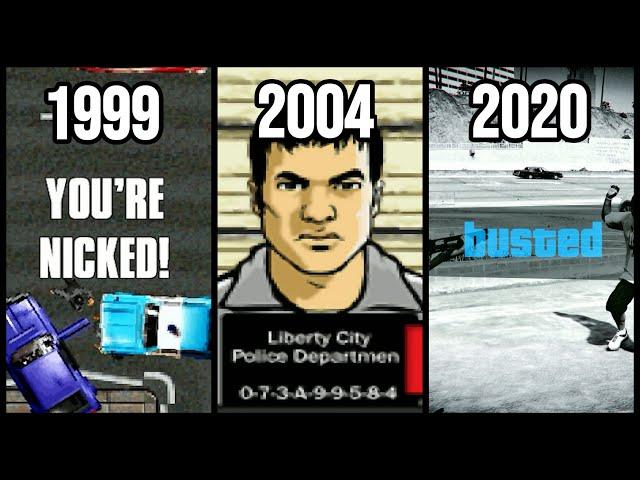 "BUSTED" in All GTA Games (1997-2020)