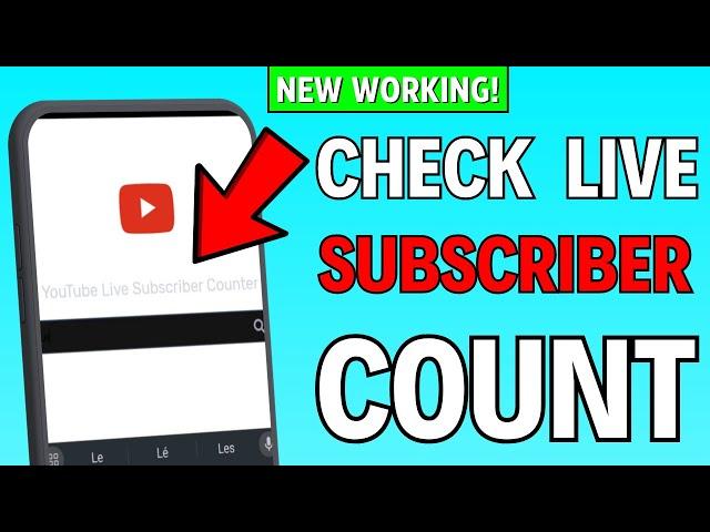 How to Check YouTube Live Subscriber Count on Mobile (2024)