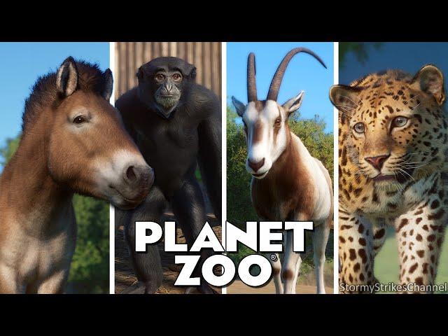 The 135 ANIMALS in Planet Zoo when DLC Conservation Pack 2022 was Released