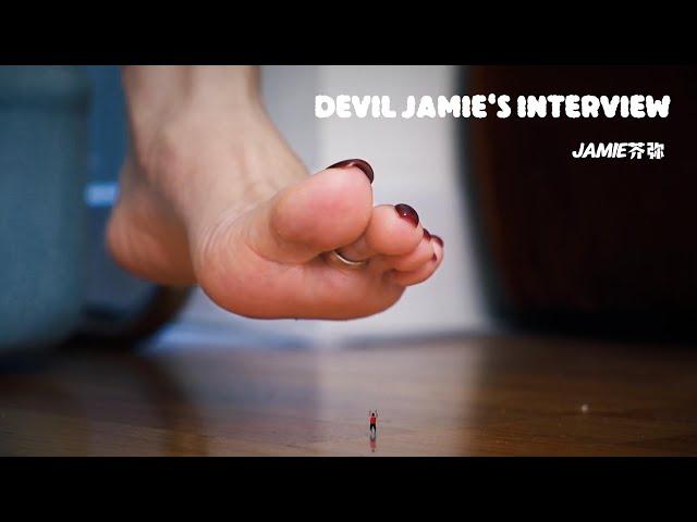 Giantess Jamie's interview clip #giantess #feet #crush