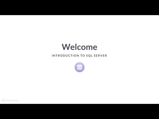 SQL Tutorial: Introduction to SQL Server