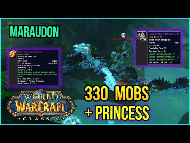 WoW Classic - Princess and 330+ MOBS in 1 pull in 17 Mins | Posssible 300+ Gold/Hr