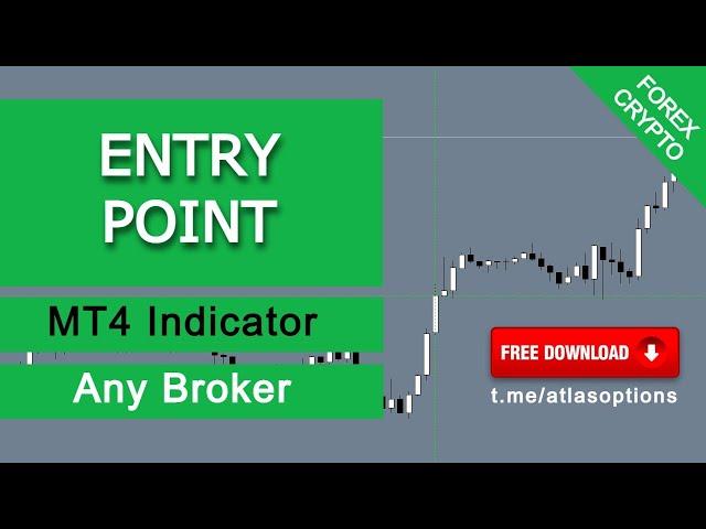 ENTRY POINT Indicator MT4 – Trend Trading - Forex – Crypto – Stock