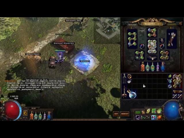 poe lvling toxic rain + herald of agony / pathfinder