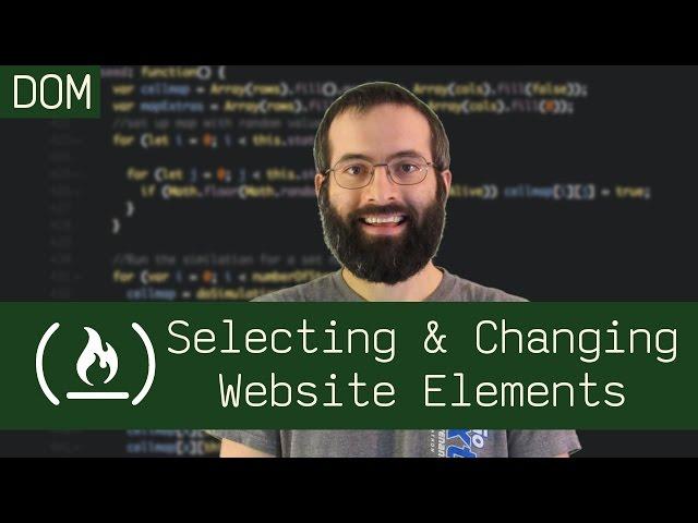 Selecting & Changing Website Elements (DOM manipulation) - Beau teaches JavaScript