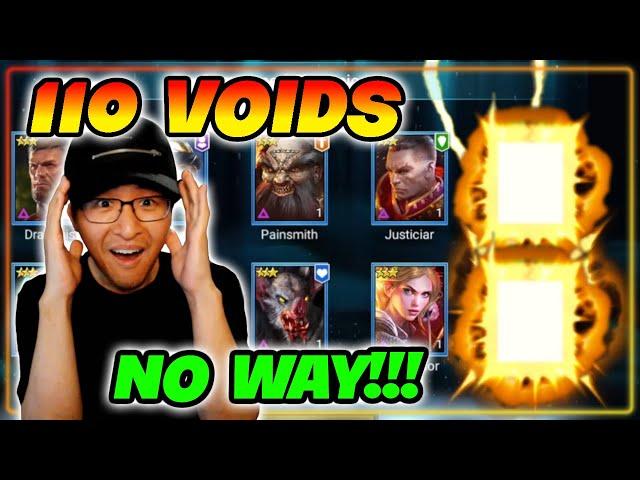 I GOT MY MOST WANTED LEGENDARY!!! | My 110 Voids Guaranteed Lego Summons | RAID Shadow Legends