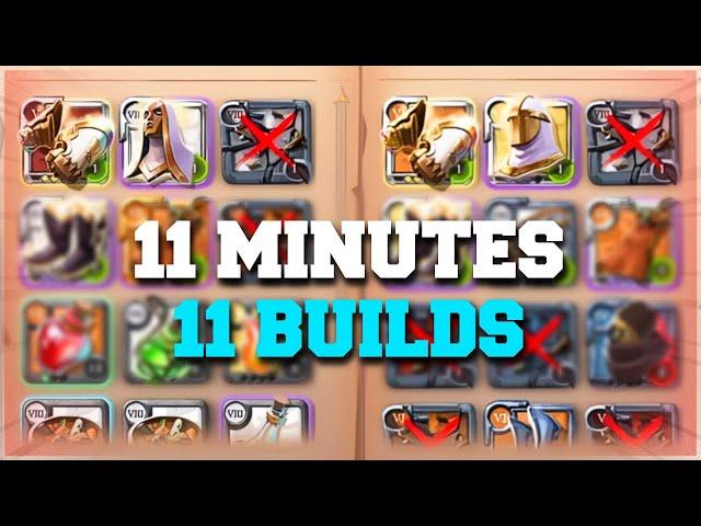 11 Different Solo PVP Builds in 11 Minutes | Albion Online