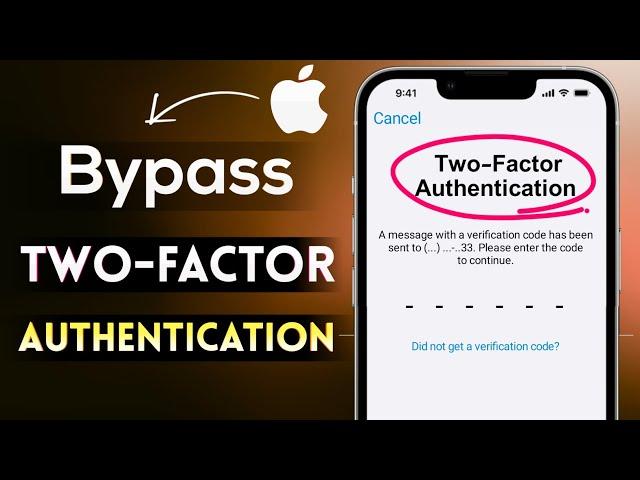 how to bypass apple id two factor authentication [ Without Number ]