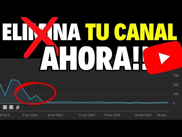 5 Señales para ELIMINAR tu Canal de Youtube AHORA!!