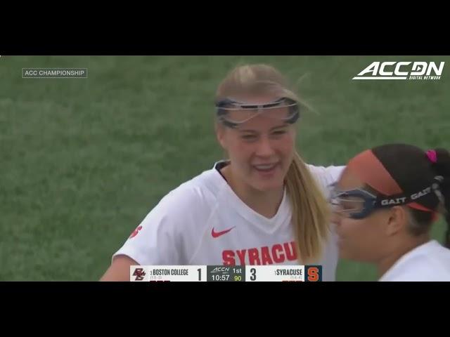 Boston College vs Syracuse ACC Championship women's college lacrosse 2024