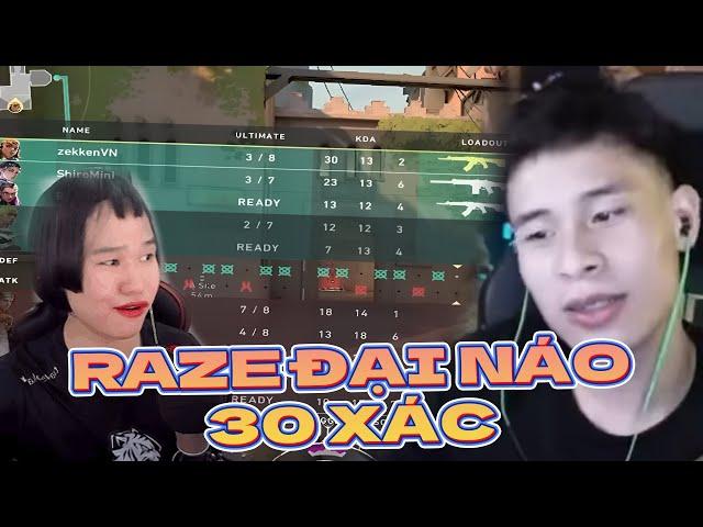 DEV NHẤC A KHOA LÊN MẶT ĐẤT CÙNG RAZE ĐẠI NÁO 30 XÁC