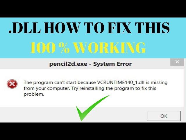 Fix The program can't start because api-ms-win-crt-runtime-l1-1-0.dll is  missing from your computer