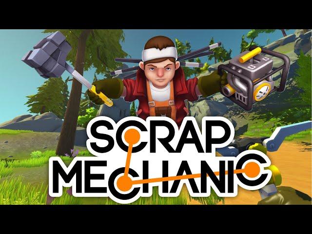 Выживание в Scrap Mechanic . !7 серия  #stream​ #greengluks