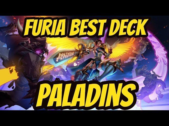 THIS FURIA DECK IS OP | Paladins Furia cherish gameplay and loadout