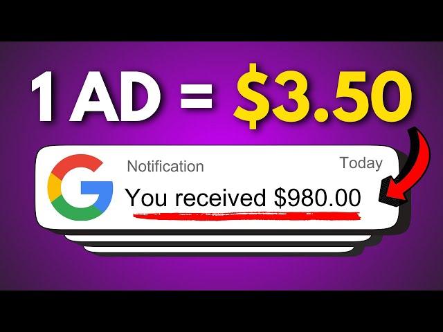 Get Paid $980+  Watching Google Ads - Make Money Online