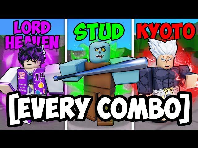 i Learned EVERY COMBO for EVERY MOVESET in Roblox The Strongest Battlegrounds..