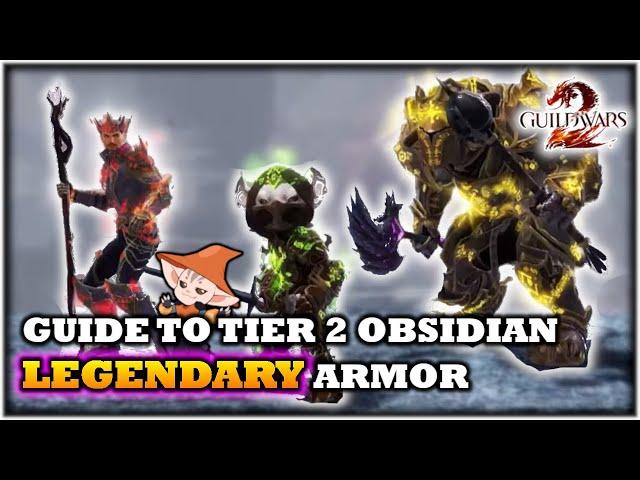 How to Make Suffused Obsidian Armor (tier 2) in Guild Wars 2 (Legendary Open World Cosmetic Upgrade)