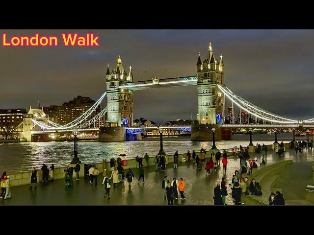 London - City Tour 2024 | Walking The Borough Market, Tower Bridge to Tower of London [4K HDR]